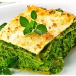 lasaña vegana con queso vegetal
