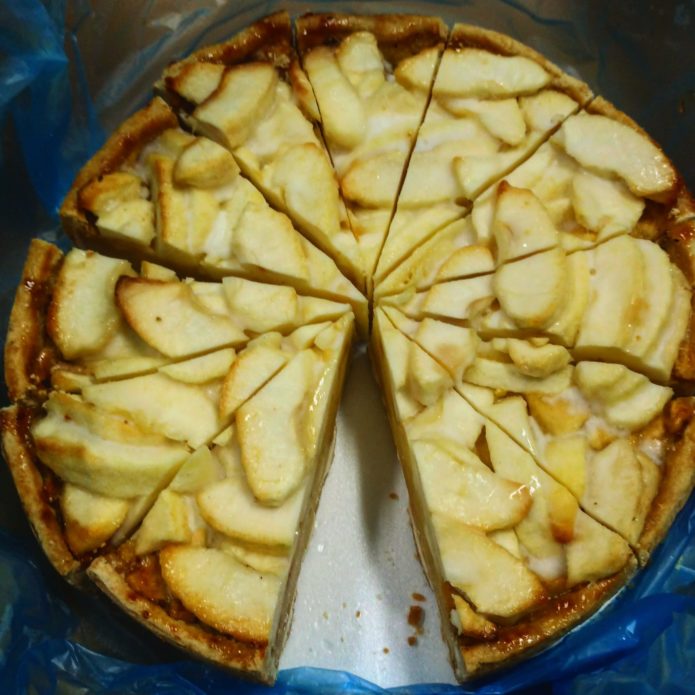 tarta de manzana normanda